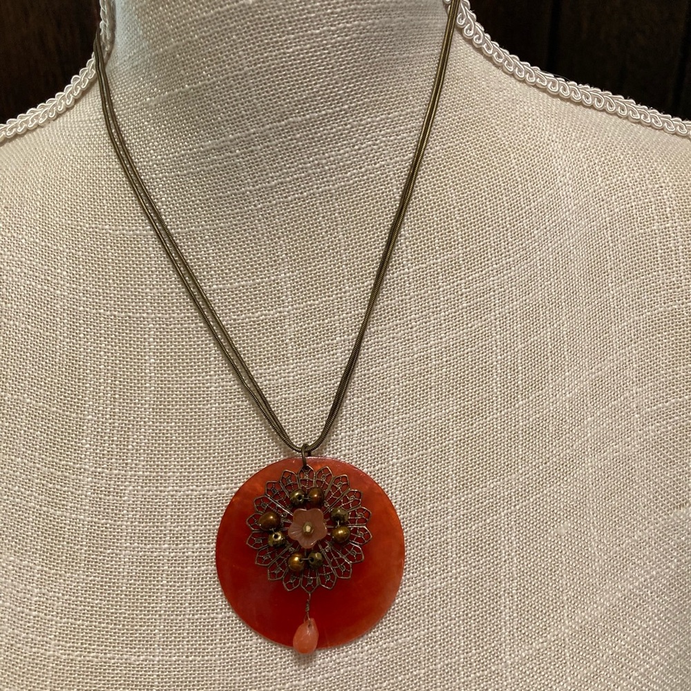 Necklace - Coldwater Creek genuine stone necklace.